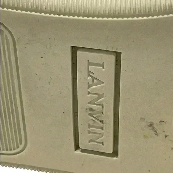 LANVIN DBB1 Men’s Brown Patent Leather Sneakers Casual Rubber Sole UK 9 / US 10 - Picture 6 of 12